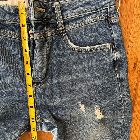 Pilcro Anthropologie Blue Skinny Distressed Jeans, 27 - Picture 6 of 10